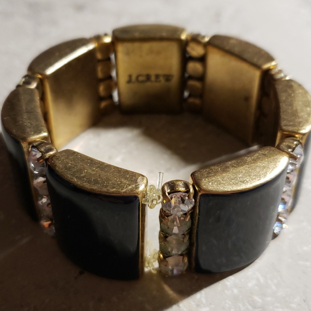 J.Crew Royal Blue and Crystal Bracelet